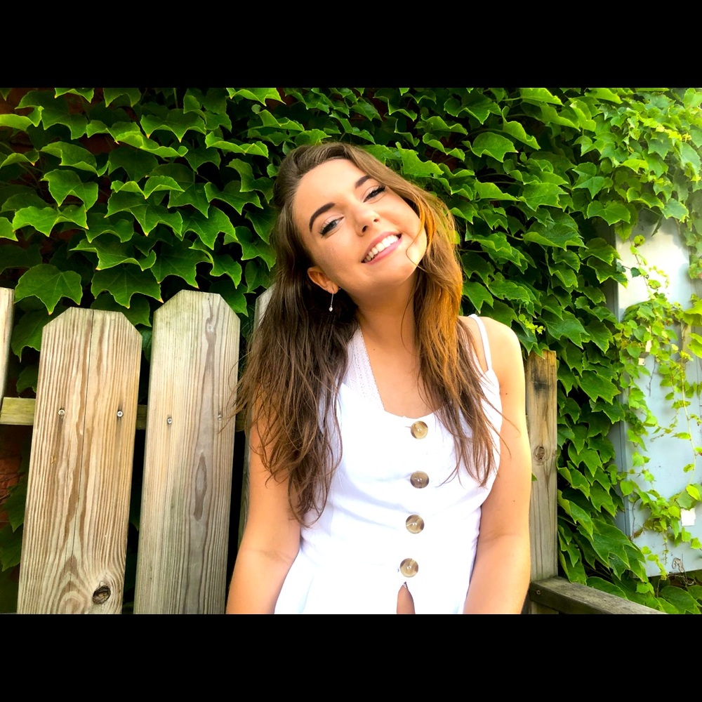White Button-Down Blouse